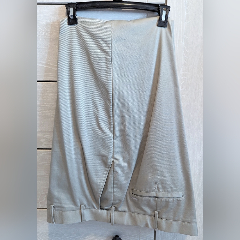 Men's IZOD American Chino Dress Pants Casual Khaki 44X34